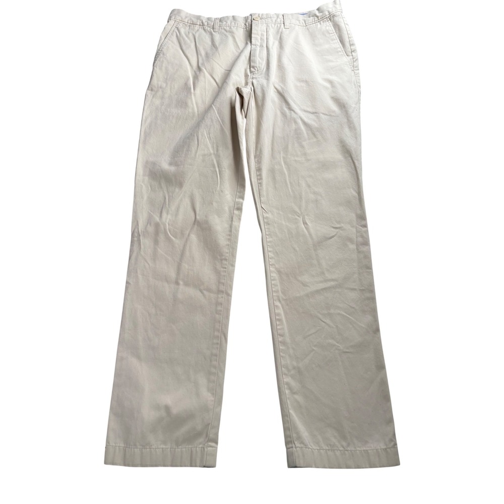 J.Crew The Driggs‎ Summerweight Chino Pants Mens 34x30 Stone Beige Slim Preppy